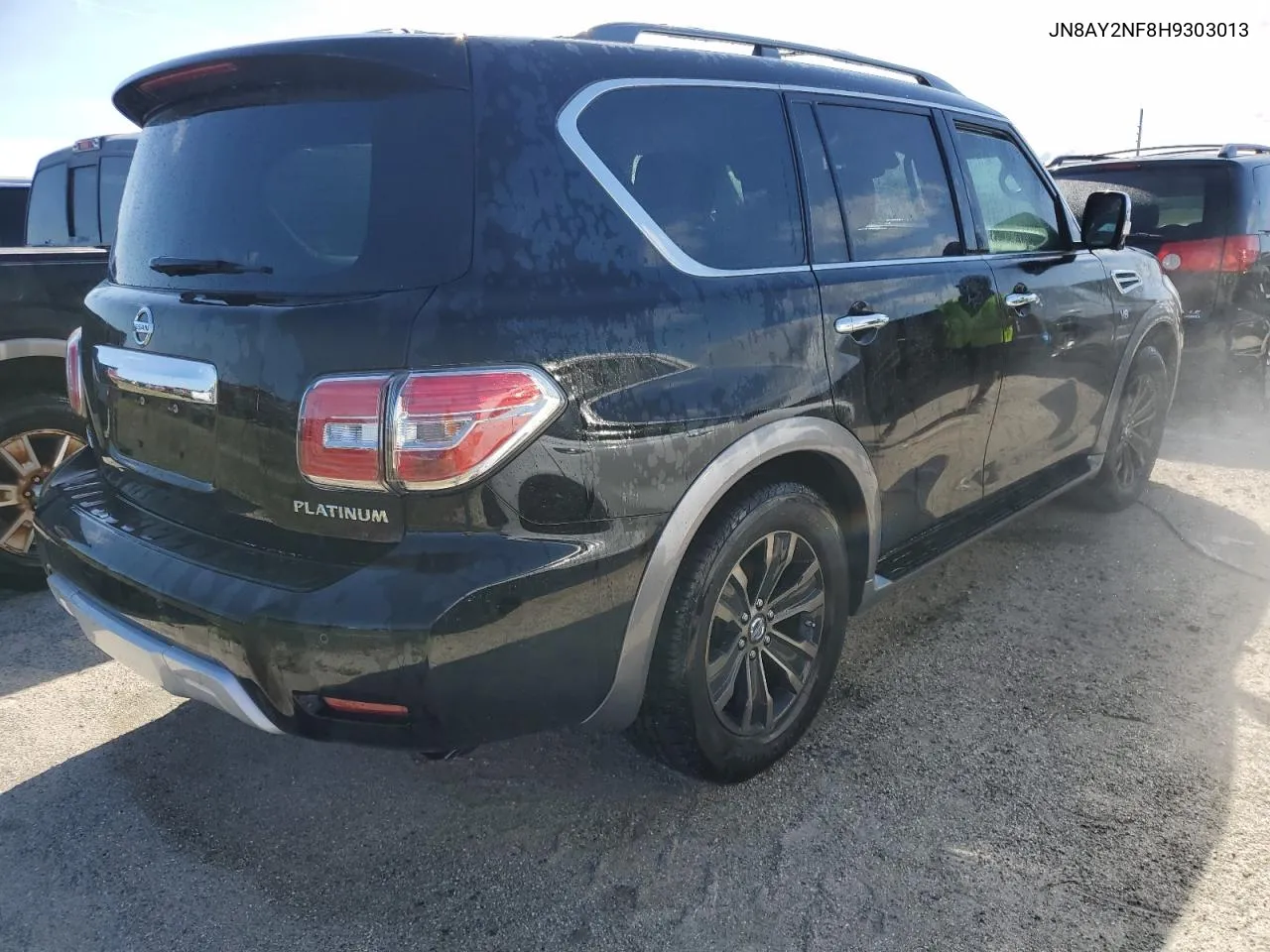 2017 Nissan Armada Platinum VIN: JN8AY2NF8H9303013 Lot: 74277904