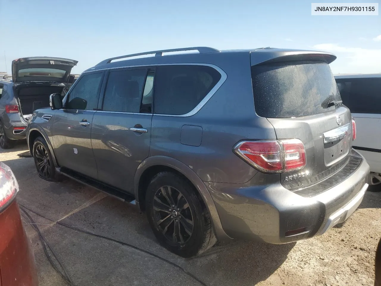 2017 Nissan Armada Platinum VIN: JN8AY2NF7H9301155 Lot: 74617444