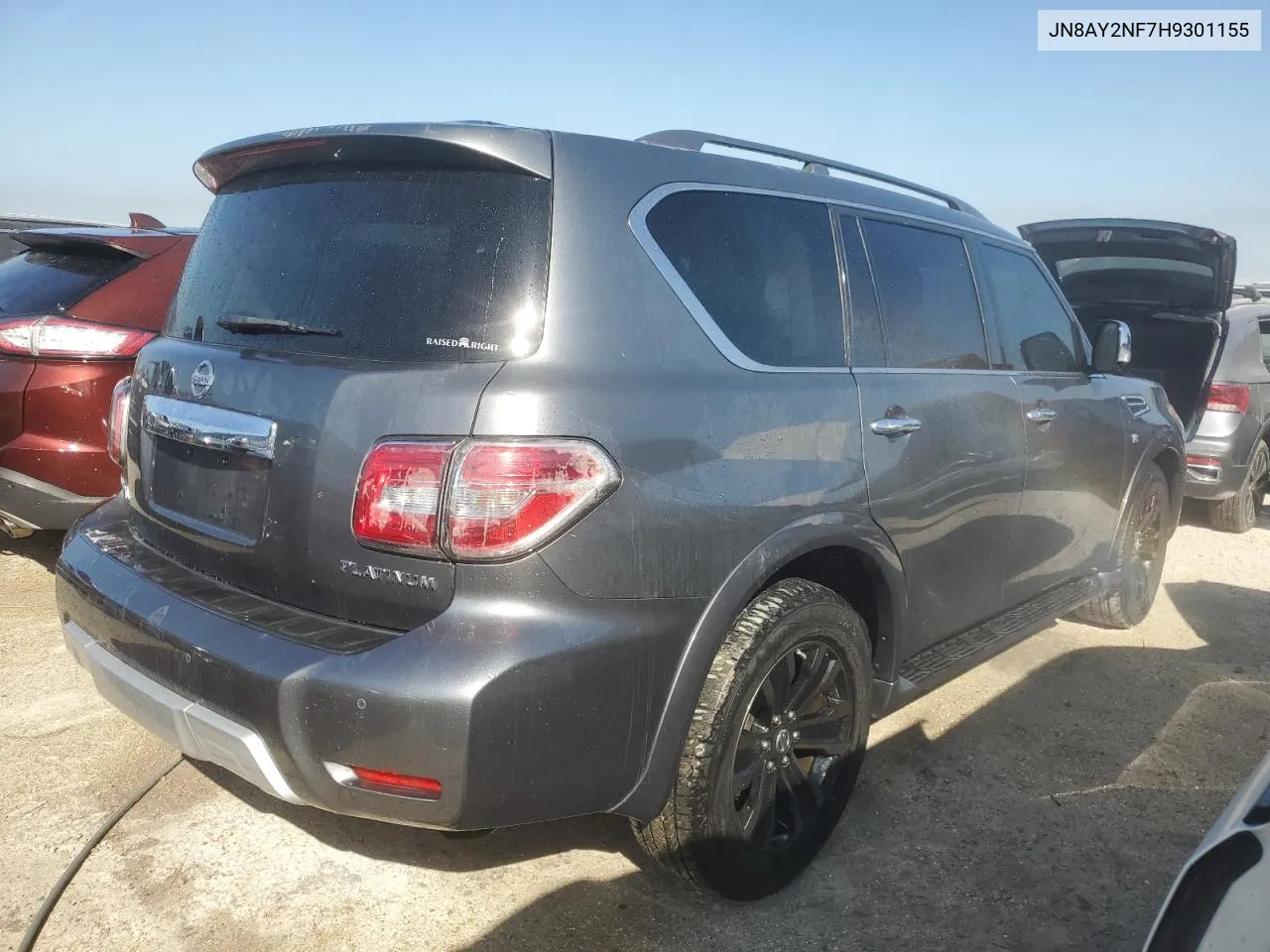 2017 Nissan Armada Platinum VIN: JN8AY2NF7H9301155 Lot: 74617444