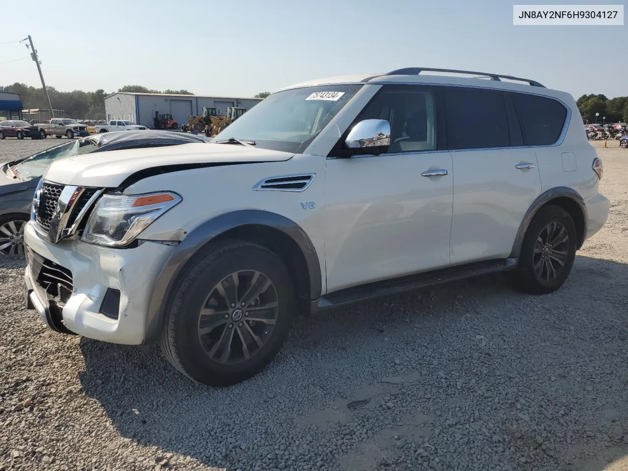 2017 Nissan Armada Platinum VIN: JN8AY2NF6H9304127 Lot: 75743134