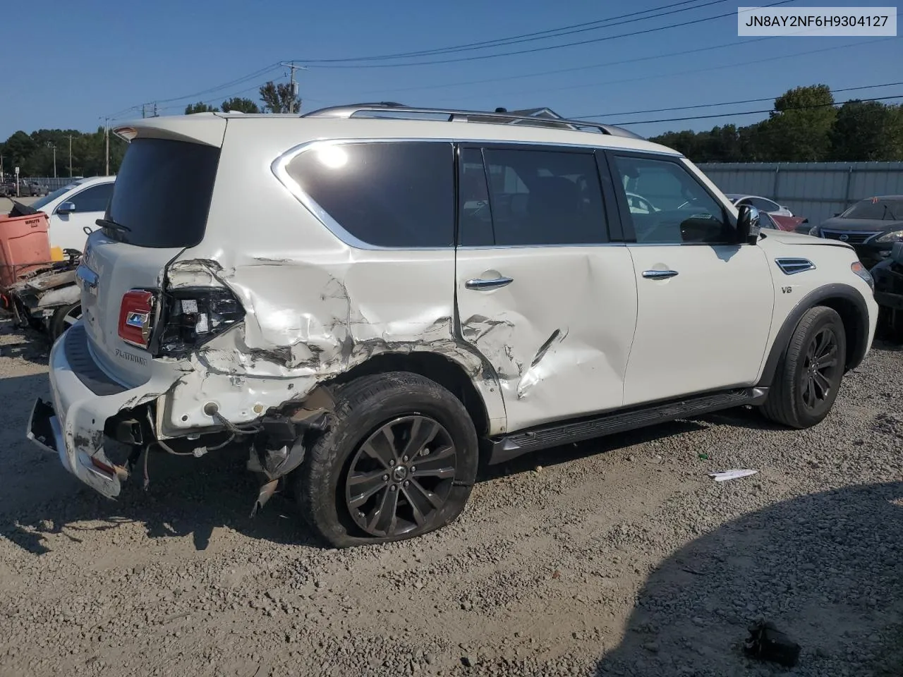 2017 Nissan Armada Platinum VIN: JN8AY2NF6H9304127 Lot: 75743134