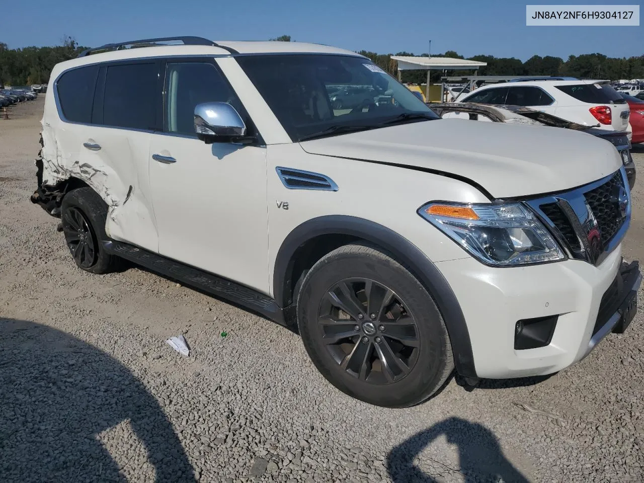 2017 Nissan Armada Platinum VIN: JN8AY2NF6H9304127 Lot: 75743134