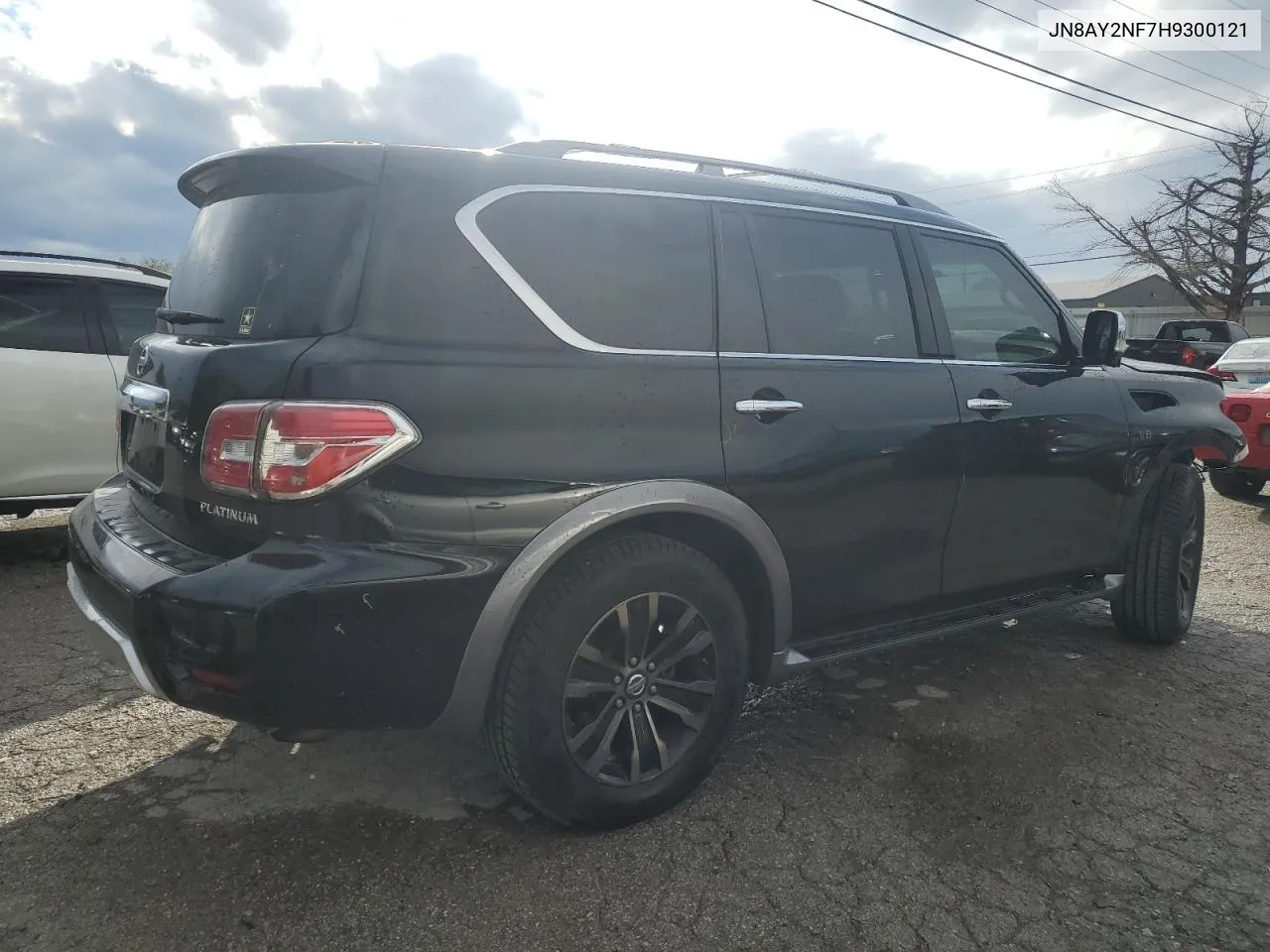 2017 Nissan Armada Platinum VIN: JN8AY2NF7H9300121 Lot: 75841334