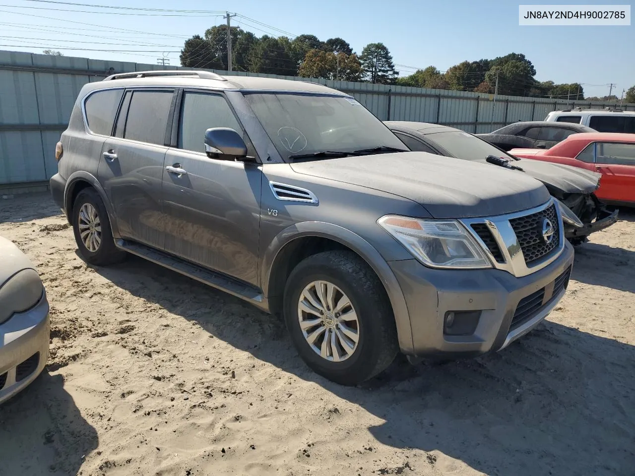 2017 Nissan Armada Sv VIN: JN8AY2ND4H9002785 Lot: 75985714