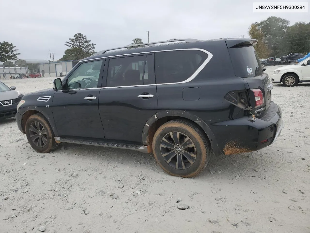 2017 Nissan Armada Platinum VIN: JN8AY2NF5H9300294 Lot: 76502314