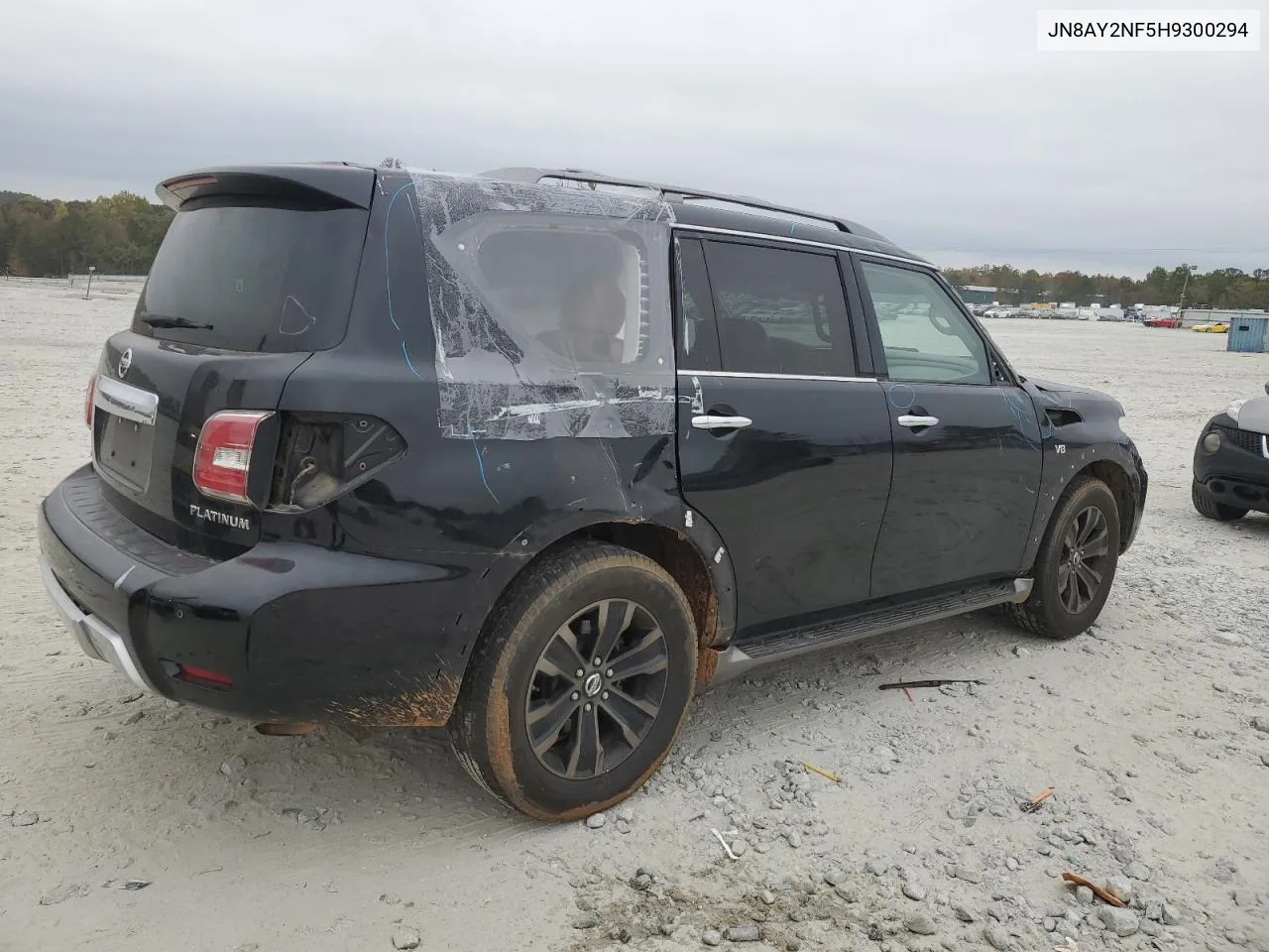 2017 Nissan Armada Platinum VIN: JN8AY2NF5H9300294 Lot: 76502314