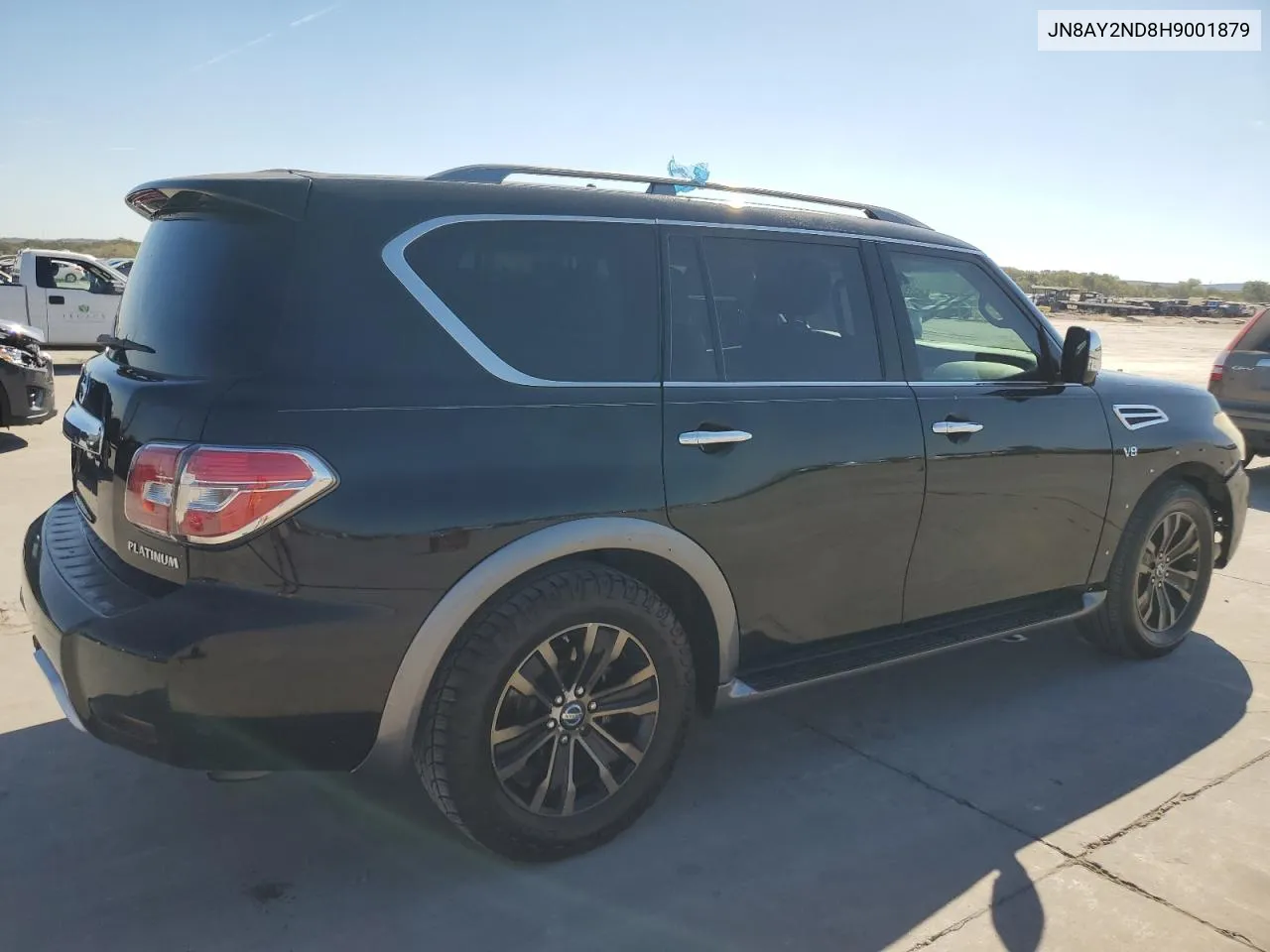 2017 Nissan Armada Sv VIN: JN8AY2ND8H9001879 Lot: 77087304