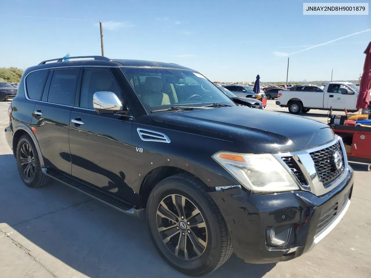 2017 Nissan Armada Sv VIN: JN8AY2ND8H9001879 Lot: 77087304