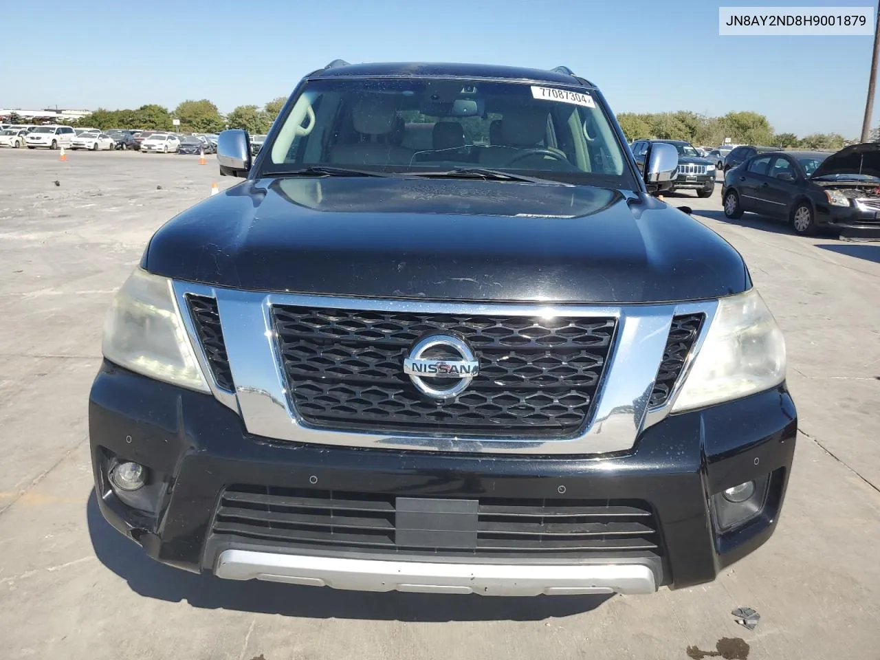 2017 Nissan Armada Sv VIN: JN8AY2ND8H9001879 Lot: 77087304