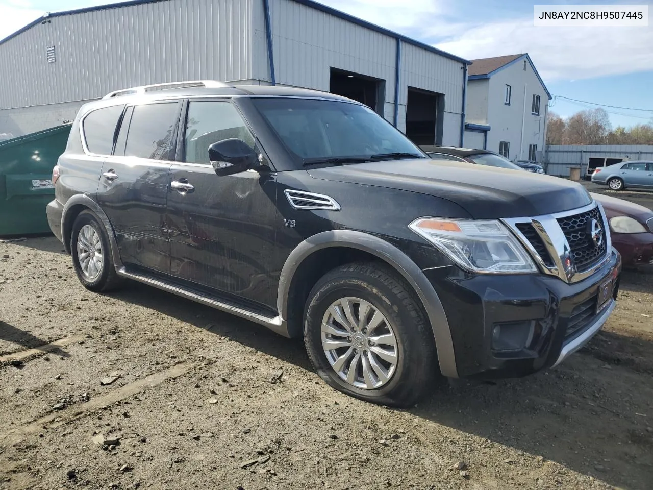 2017 Nissan Armada Sv VIN: JN8AY2NC8H9507445 Lot: 77283184