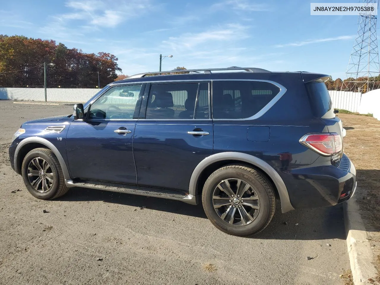 2017 Nissan Armada Platinum VIN: JN8AY2NE2H9705388 Lot: 77572474