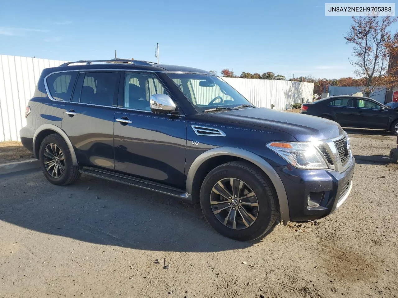 2017 Nissan Armada Platinum VIN: JN8AY2NE2H9705388 Lot: 77572474