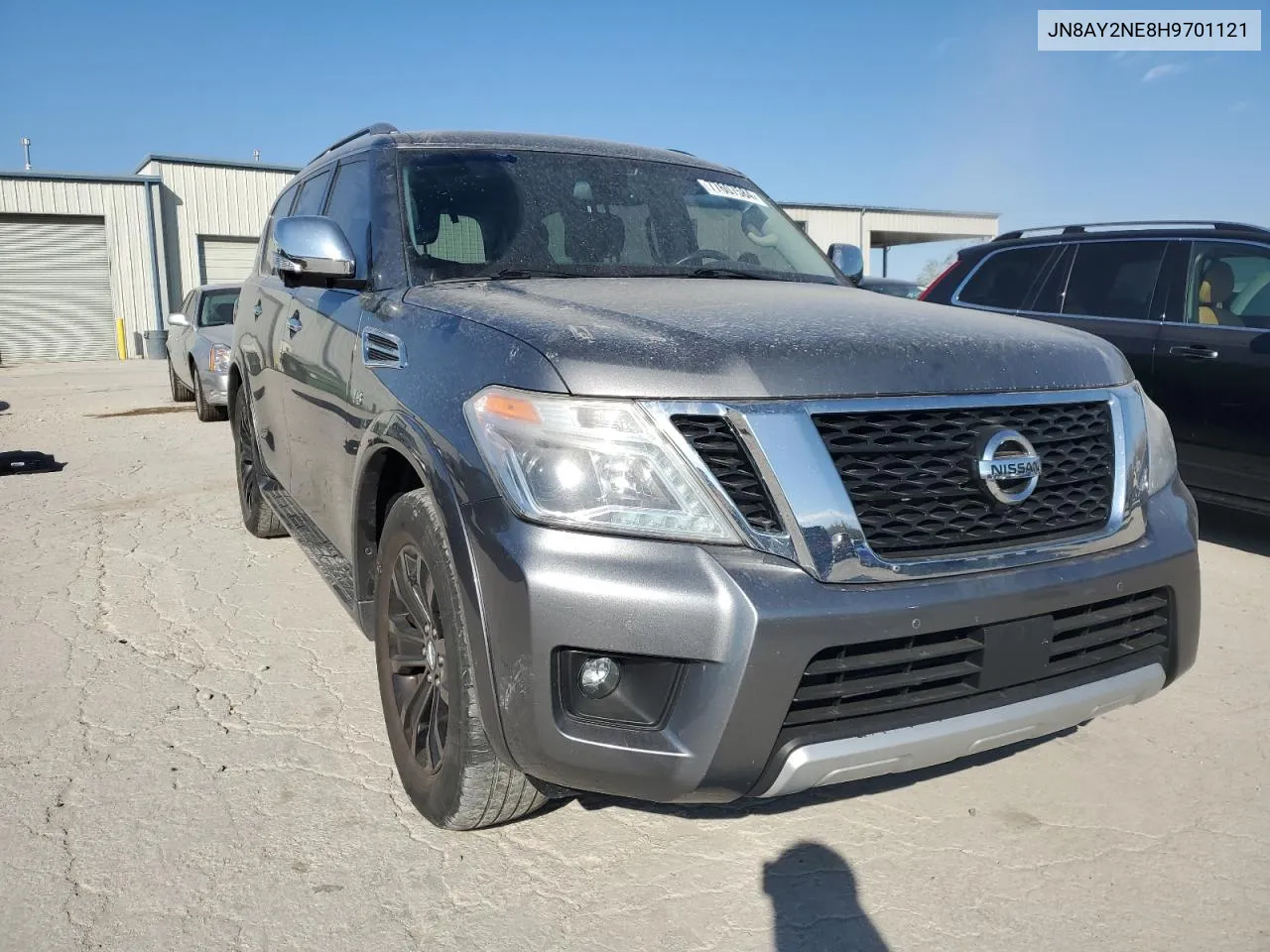 2017 Nissan Armada Platinum VIN: JN8AY2NE8H9701121 Lot: 77607584