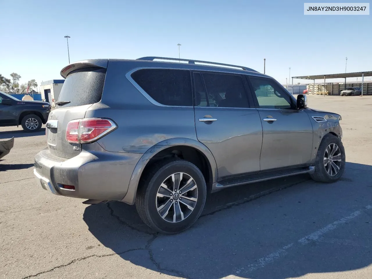 2017 Nissan Armada Sv VIN: JN8AY2ND3H9003247 Lot: 77697064