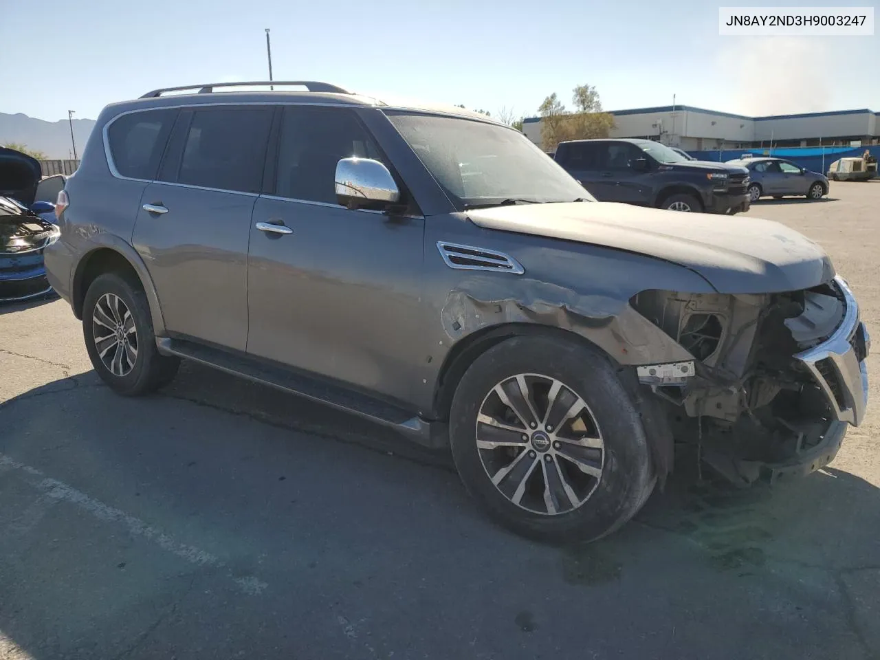 2017 Nissan Armada Sv VIN: JN8AY2ND3H9003247 Lot: 77697064