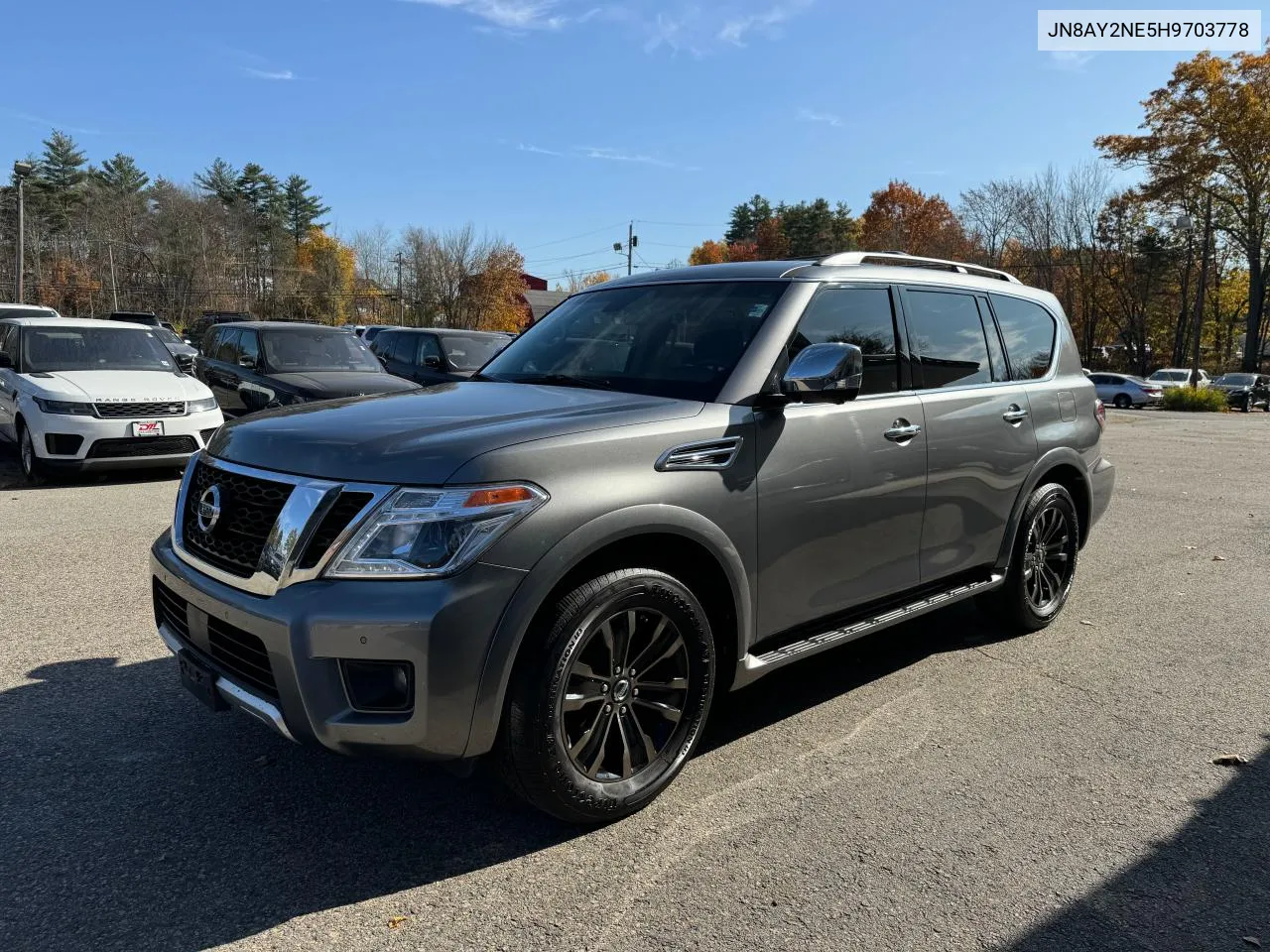 2017 Nissan Armada Platinum VIN: JN8AY2NE5H9703778 Lot: 77820434