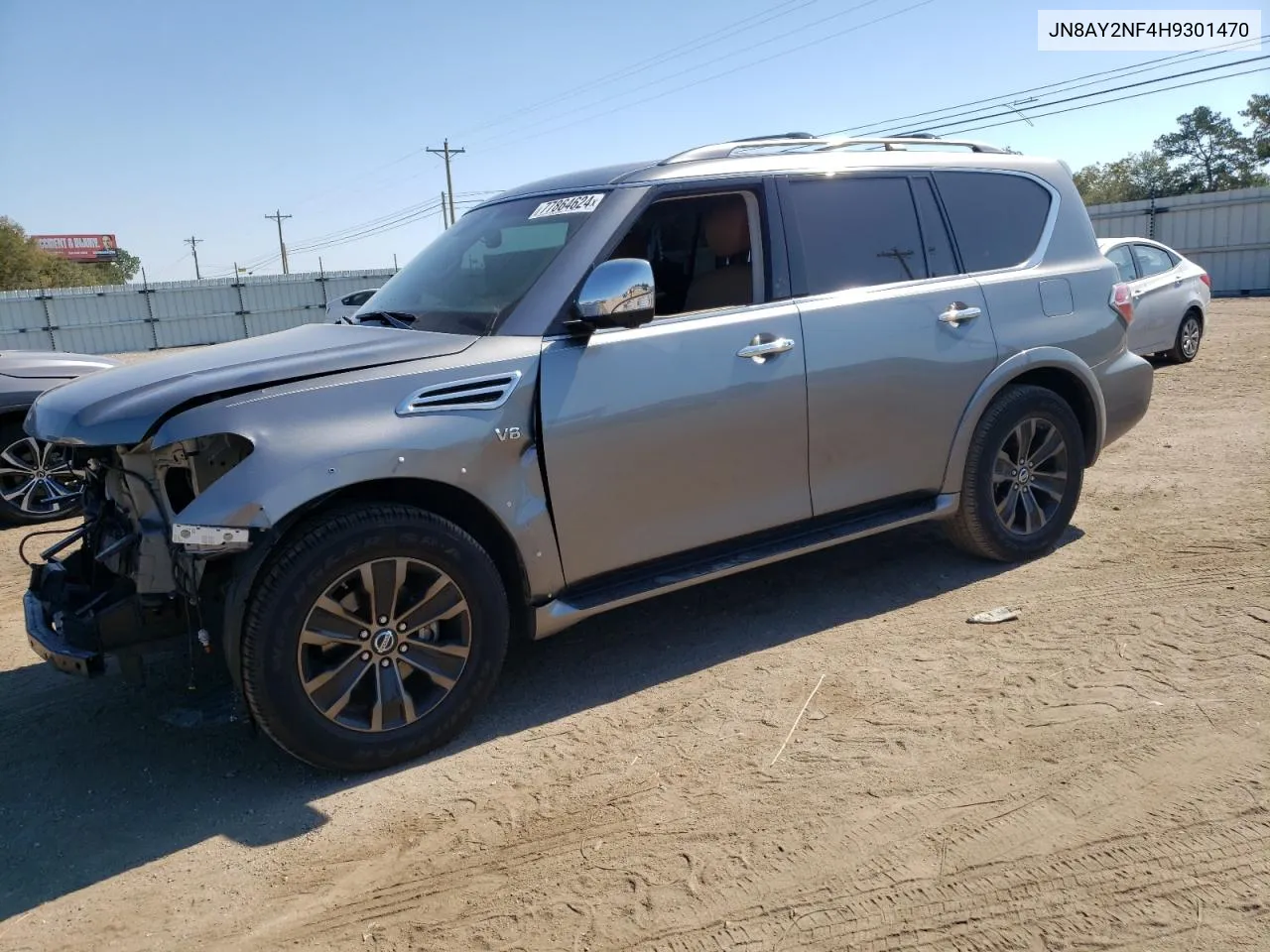 2017 Nissan Armada Platinum VIN: JN8AY2NF4H9301470 Lot: 77864624