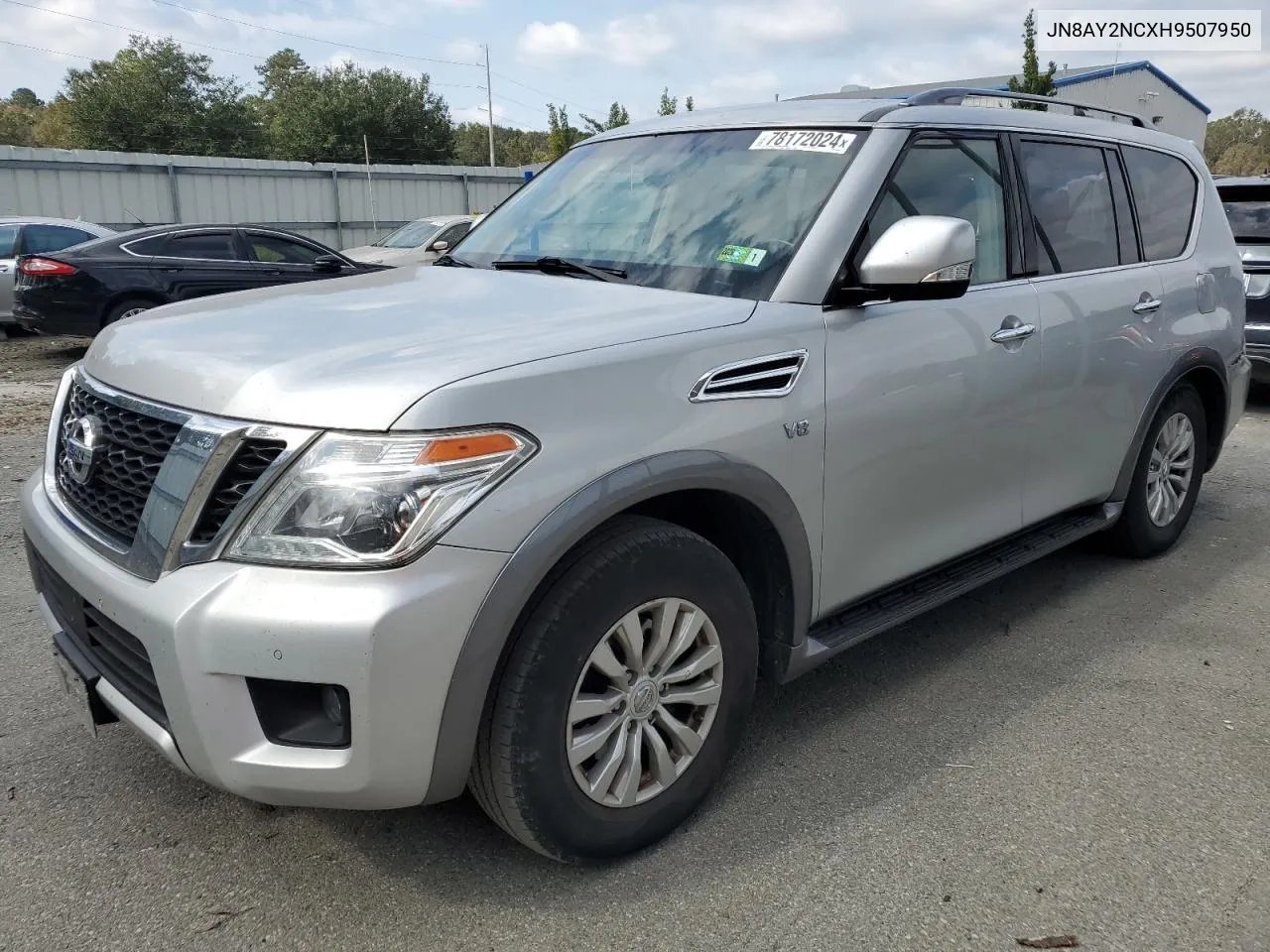 2017 Nissan Armada Sv VIN: JN8AY2NCXH9507950 Lot: 78172024