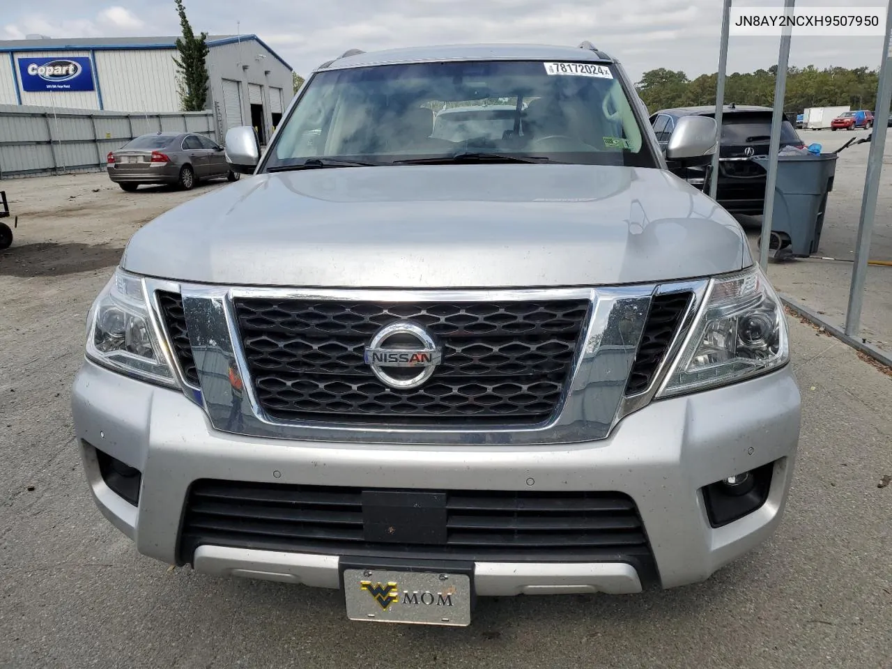 2017 Nissan Armada Sv VIN: JN8AY2NCXH9507950 Lot: 78172024