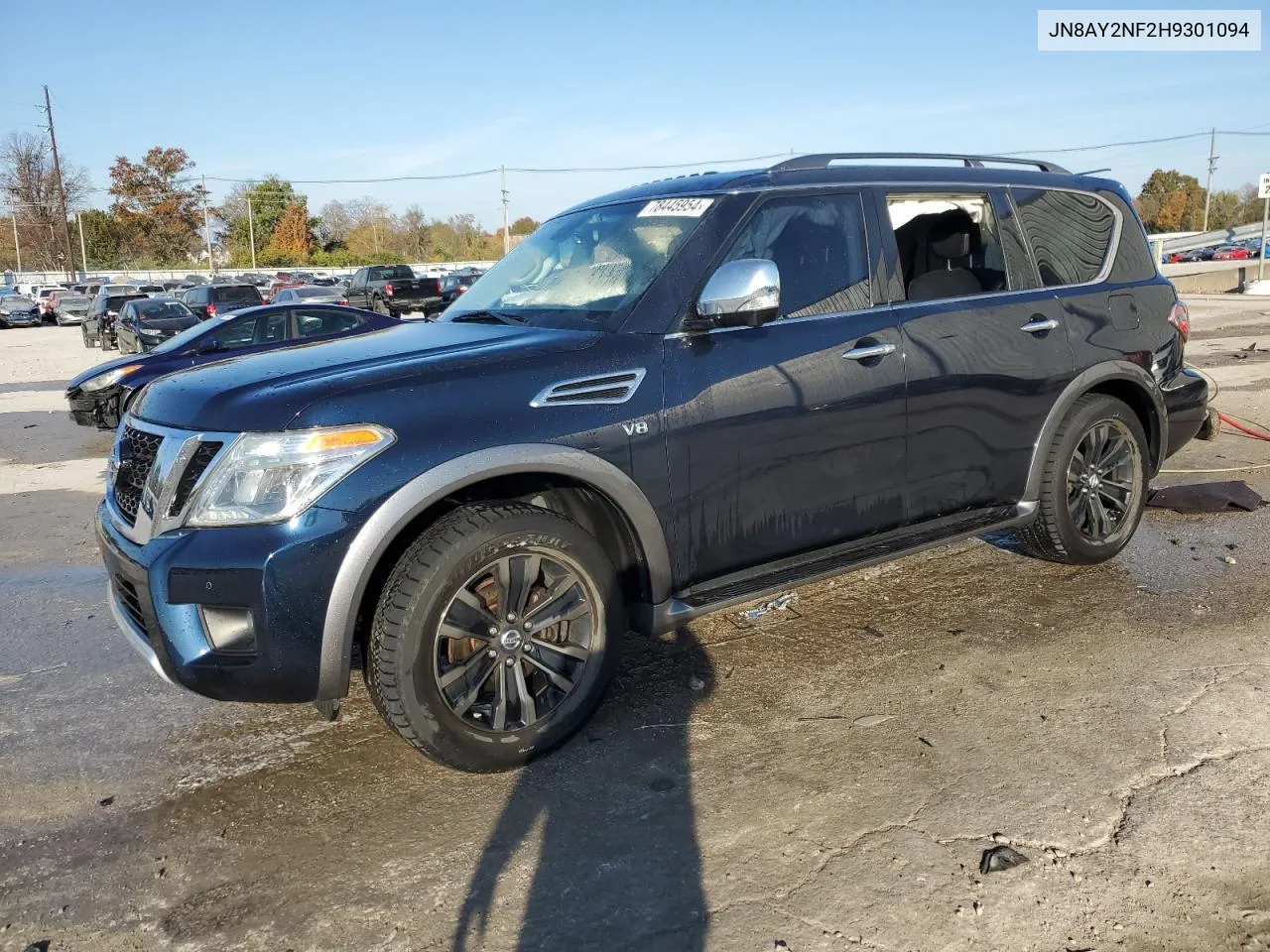 2017 Nissan Armada Platinum VIN: JN8AY2NF2H9301094 Lot: 78445954