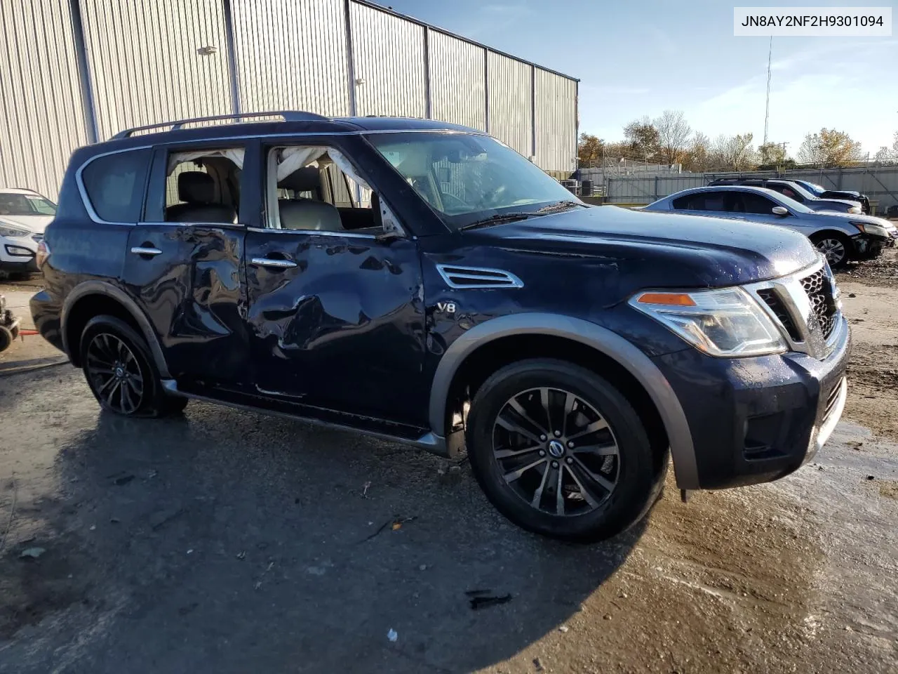 2017 Nissan Armada Platinum VIN: JN8AY2NF2H9301094 Lot: 78445954