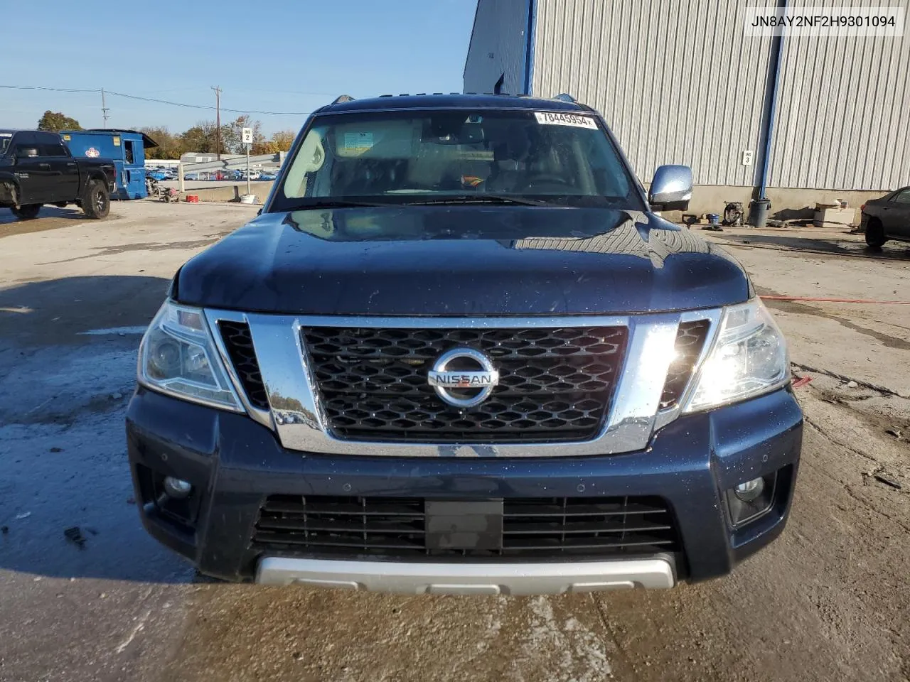 2017 Nissan Armada Platinum VIN: JN8AY2NF2H9301094 Lot: 78445954