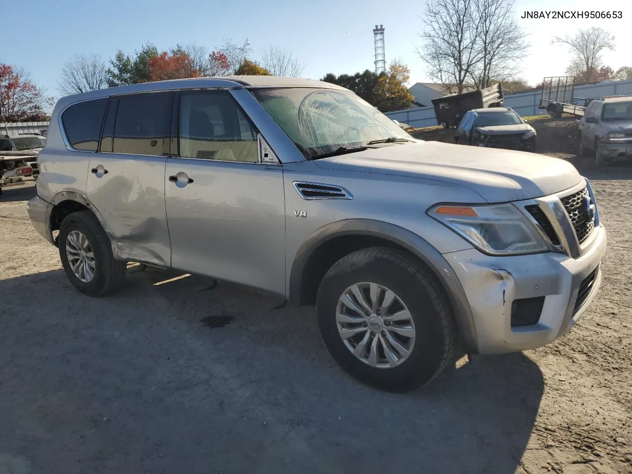 2017 Nissan Armada Sv VIN: JN8AY2NCXH9506653 Lot: 78581084