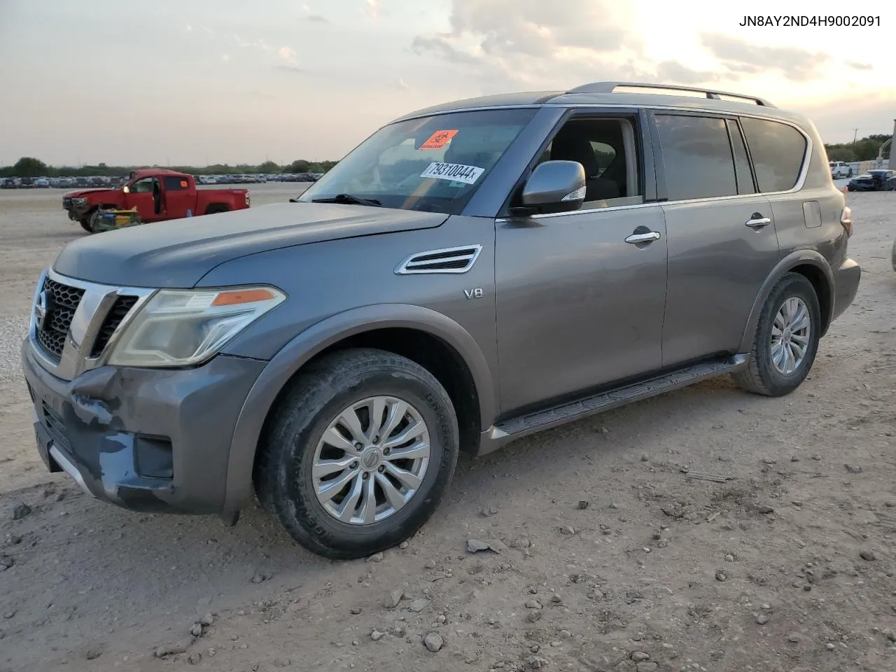 2017 Nissan Armada Sv VIN: JN8AY2ND4H9002091 Lot: 79310044