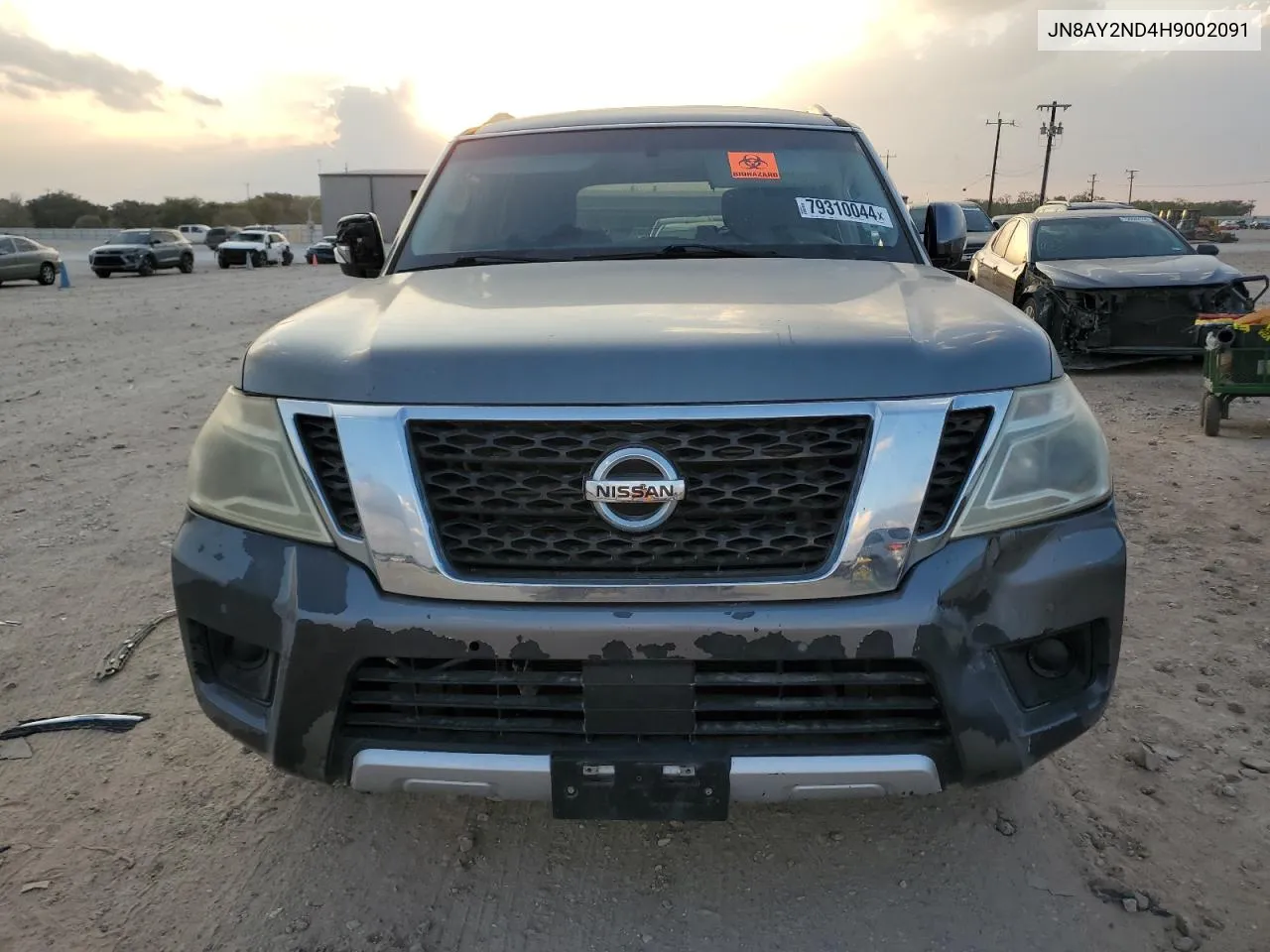 2017 Nissan Armada Sv VIN: JN8AY2ND4H9002091 Lot: 79310044