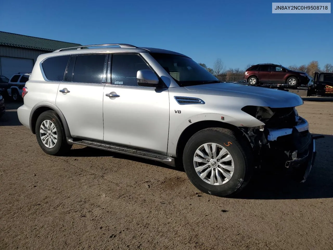 2017 Nissan Armada Sv VIN: JN8AY2NC0H9508718 Lot: 79630564