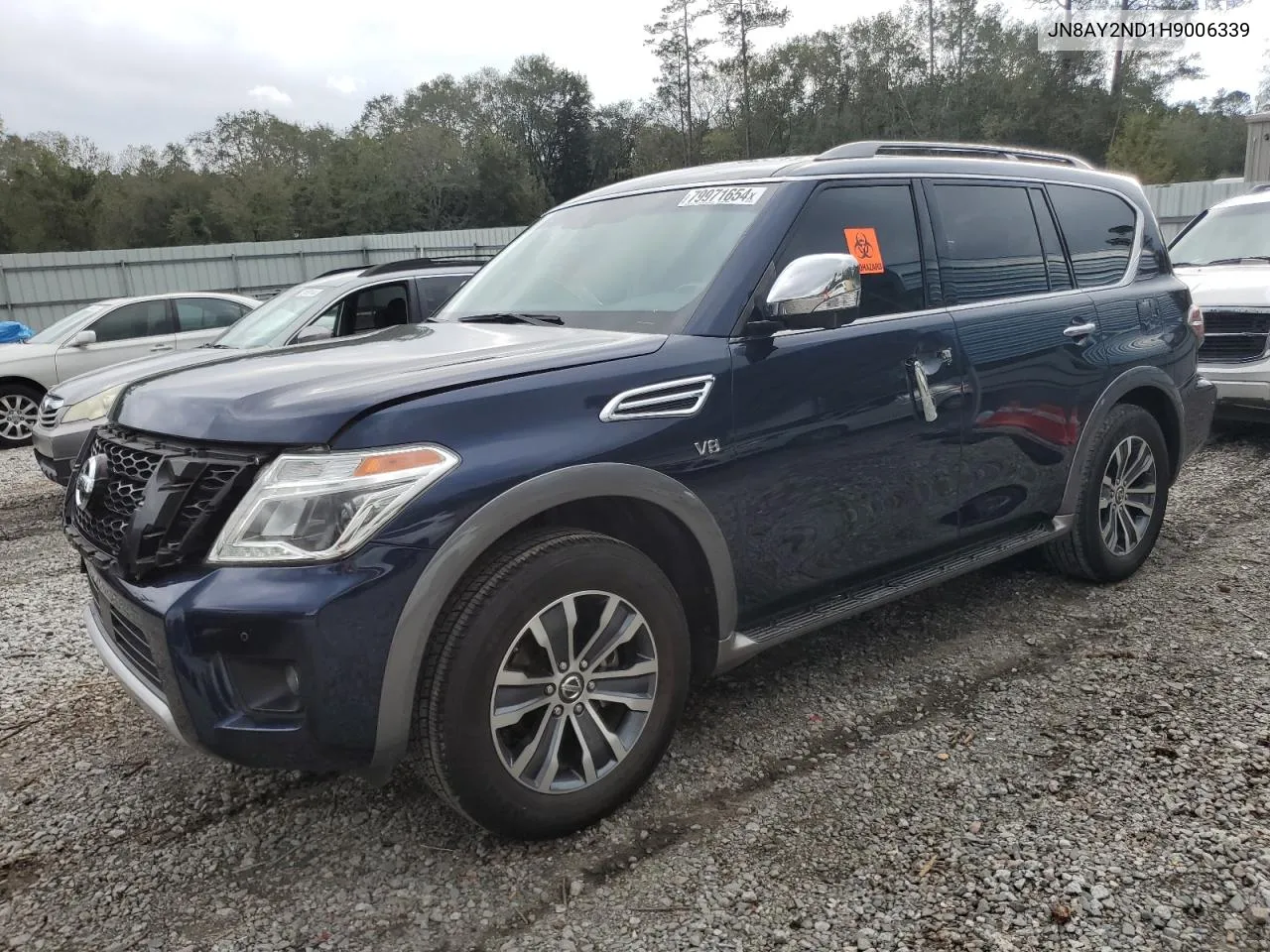 2017 Nissan Armada Sv VIN: JN8AY2ND1H9006339 Lot: 79971654