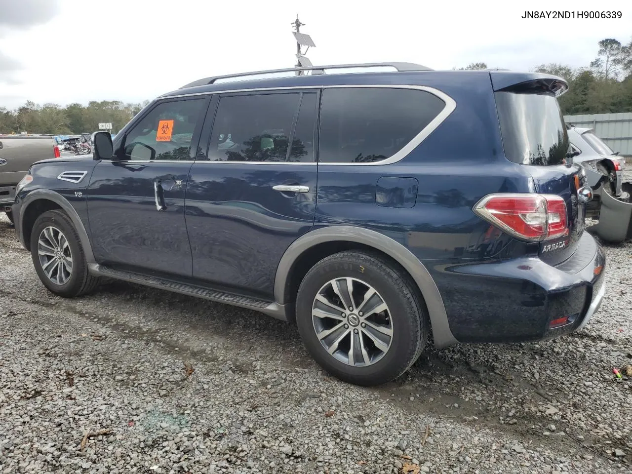 2017 Nissan Armada Sv VIN: JN8AY2ND1H9006339 Lot: 79971654