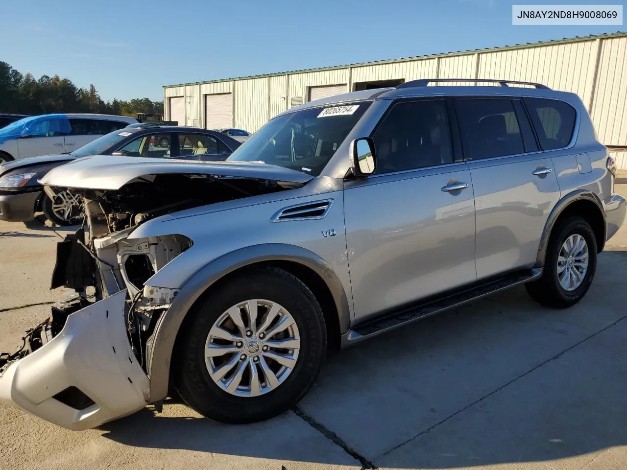 2017 Nissan Armada Sv VIN: JN8AY2ND8H9008069 Lot: 80265754