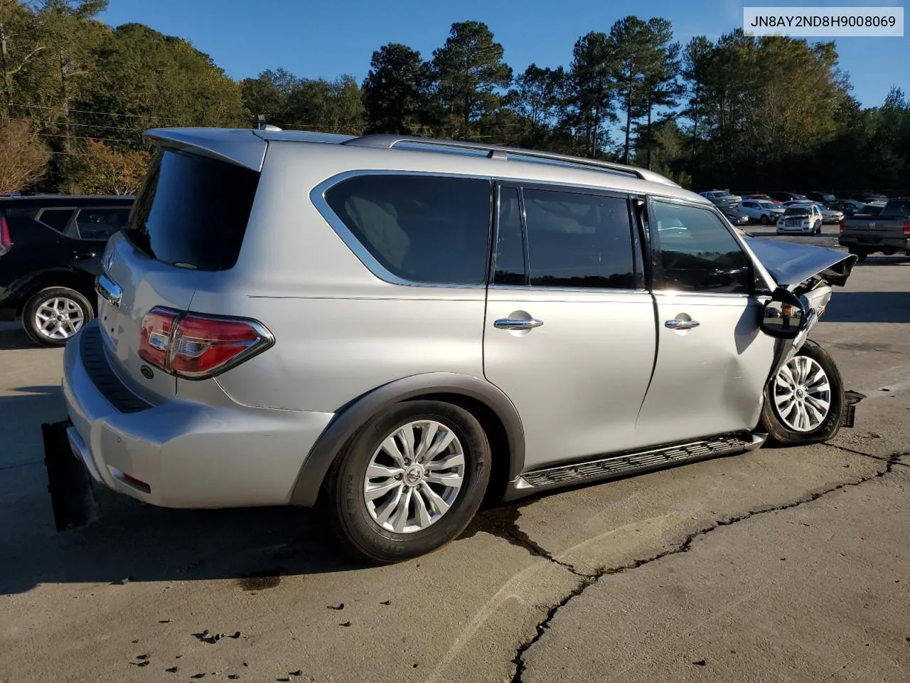 2017 Nissan Armada Sv VIN: JN8AY2ND8H9008069 Lot: 80265754