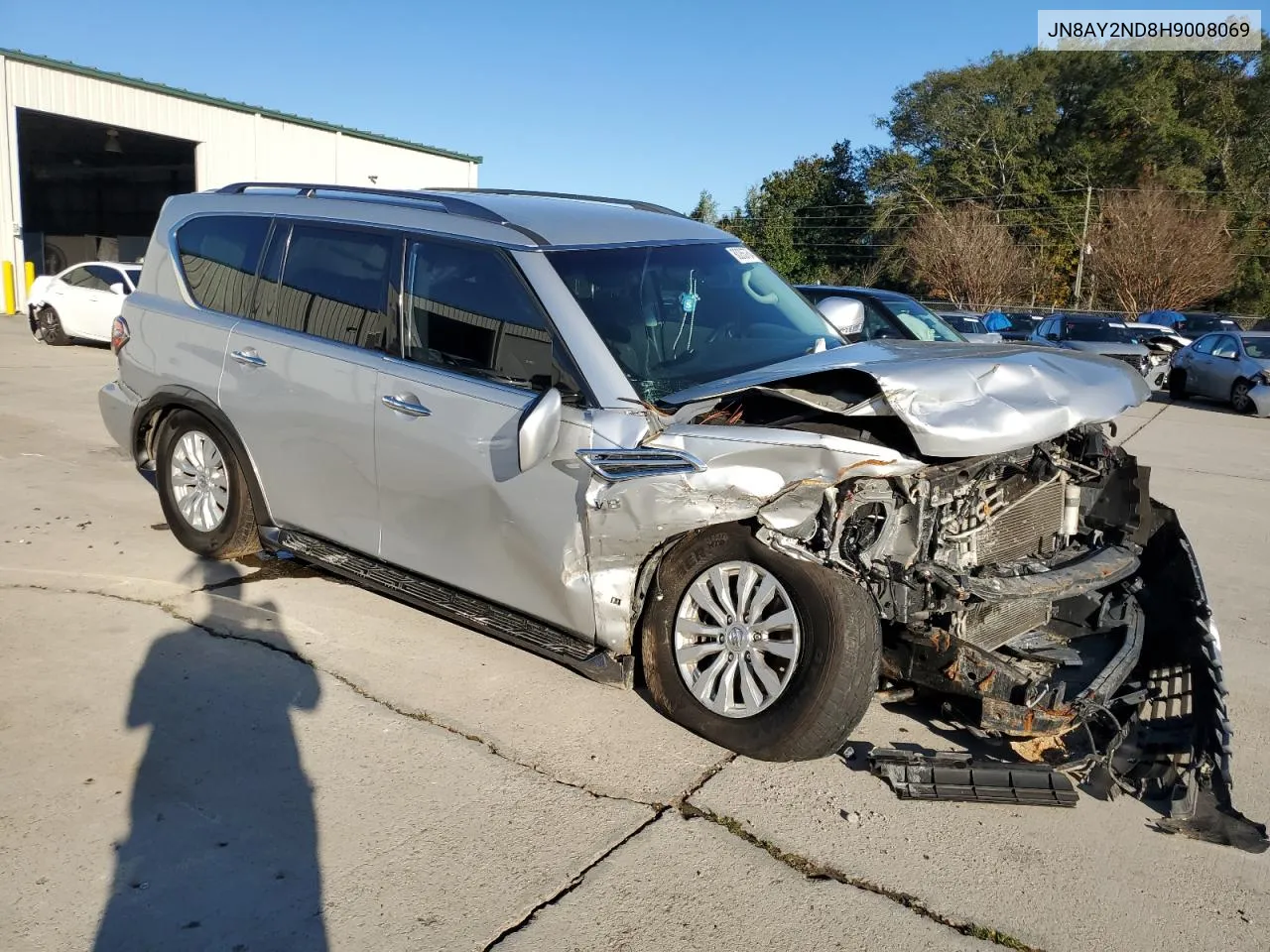 2017 Nissan Armada Sv VIN: JN8AY2ND8H9008069 Lot: 80265754