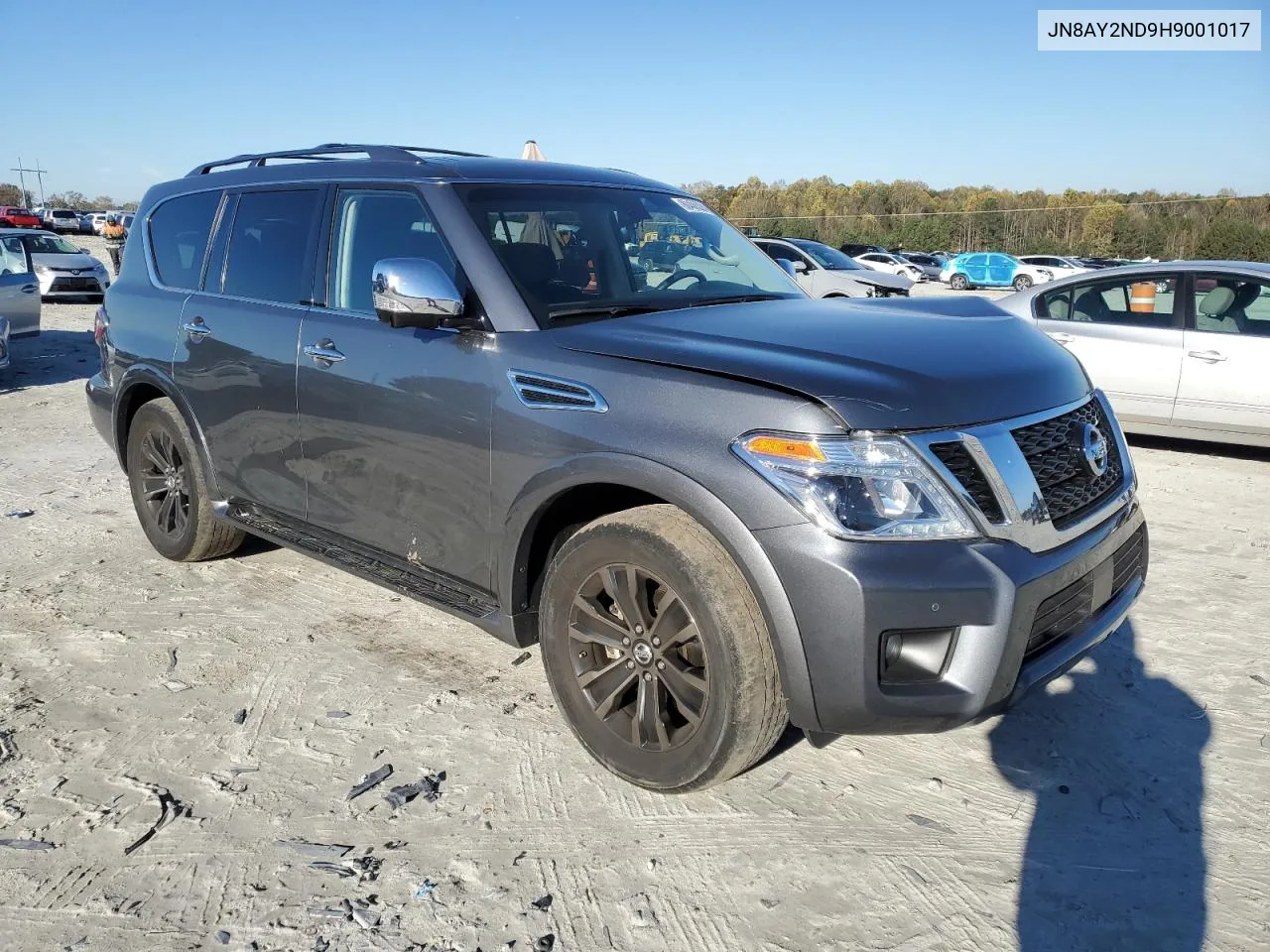 2017 Nissan Armada Sv VIN: JN8AY2ND9H9001017 Lot: 80486324