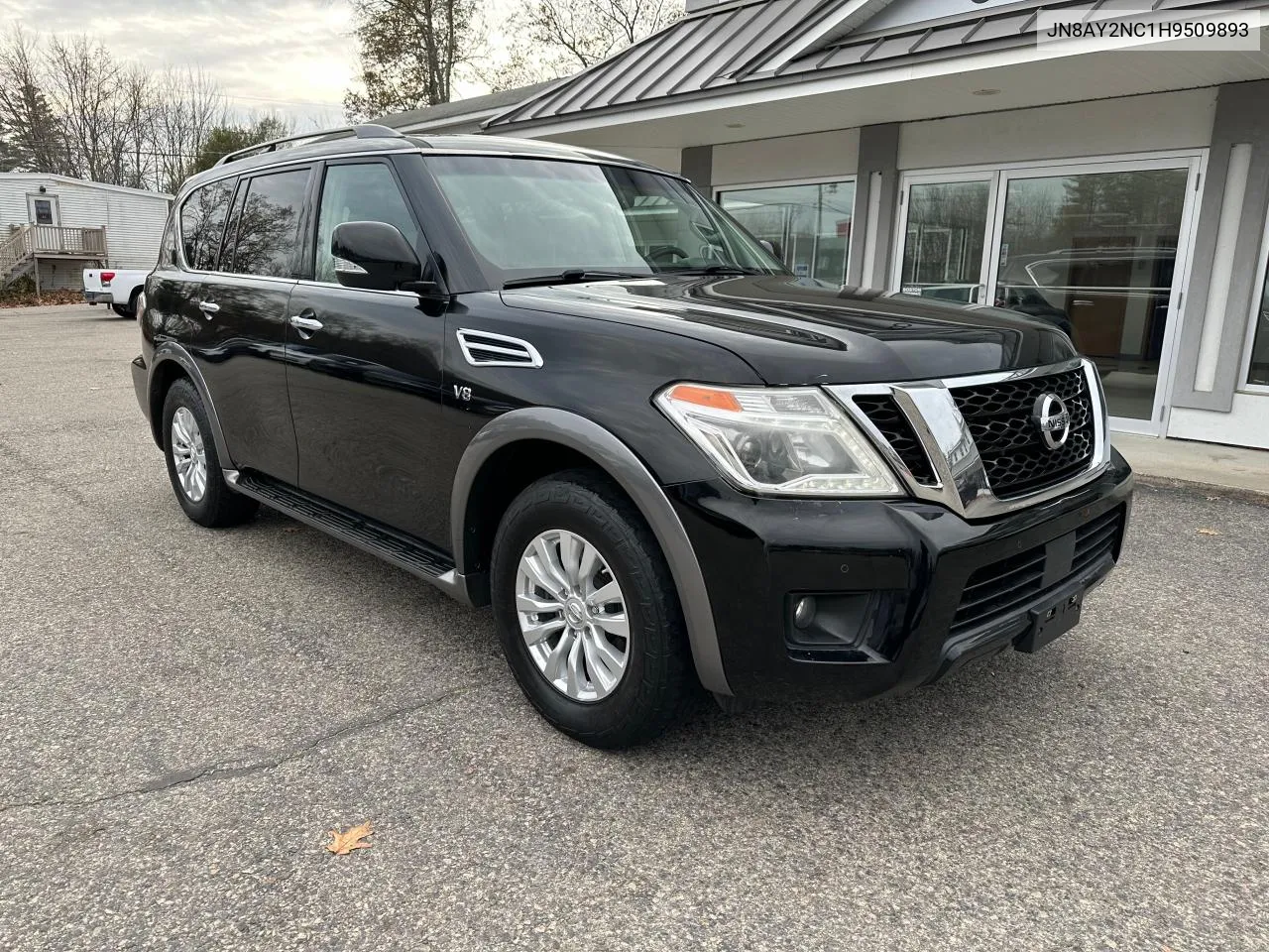 2017 Nissan Armada Sv VIN: JN8AY2NC1H9509893 Lot: 80689184