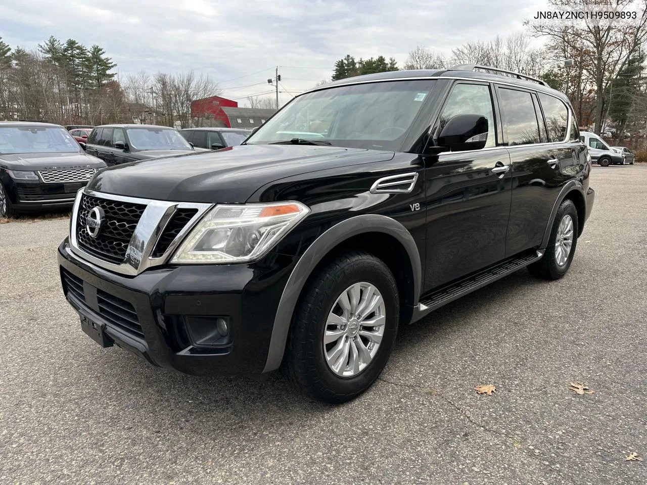 2017 Nissan Armada Sv VIN: JN8AY2NC1H9509893 Lot: 80689184