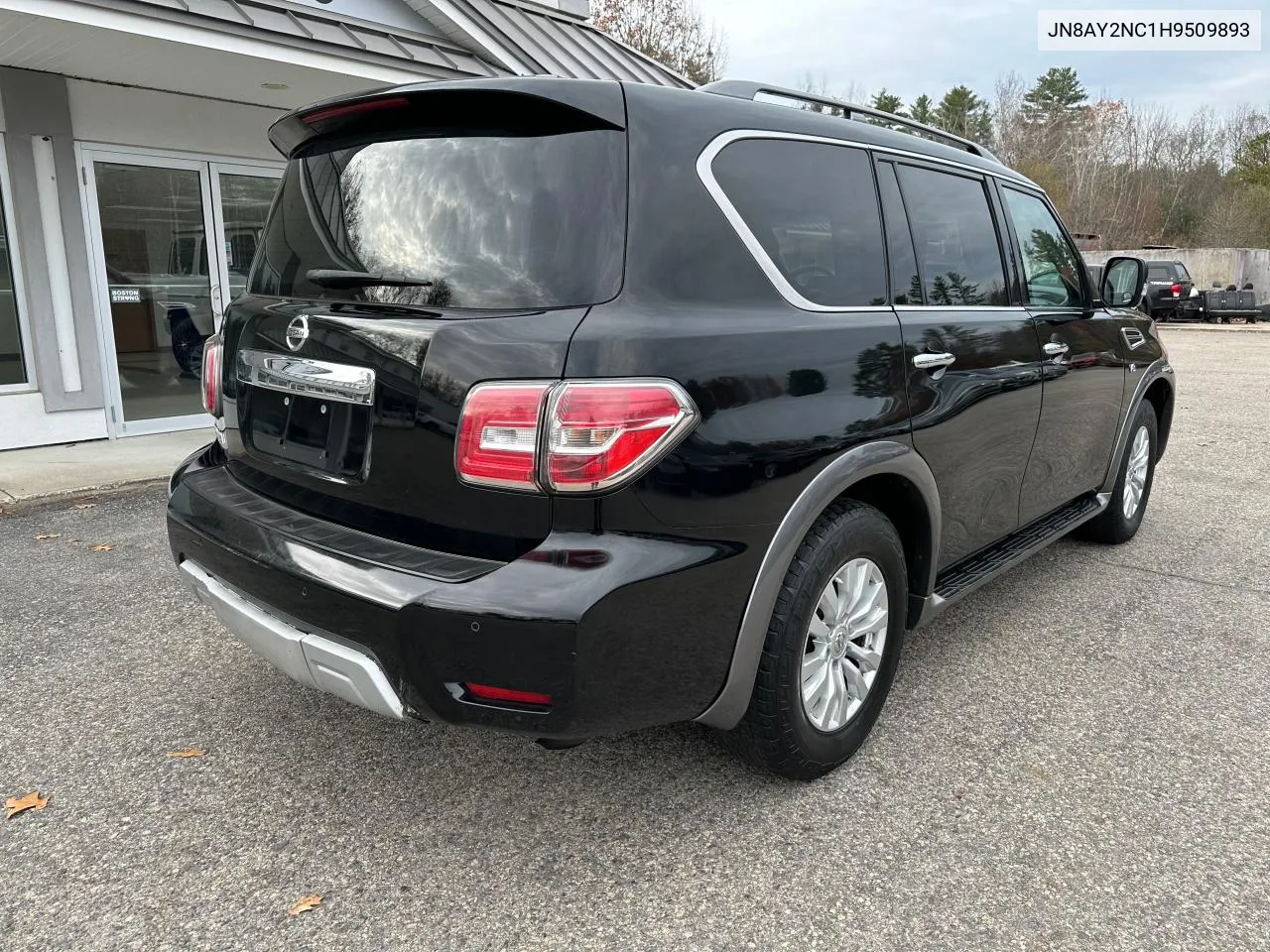 2017 Nissan Armada Sv VIN: JN8AY2NC1H9509893 Lot: 80689184