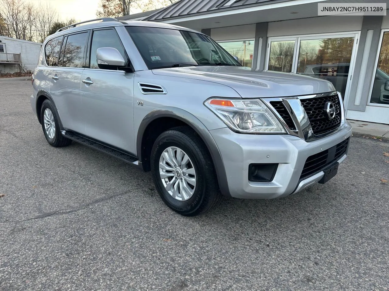 2017 Nissan Armada Sv VIN: JN8AY2NC7H9511289 Lot: 80690534