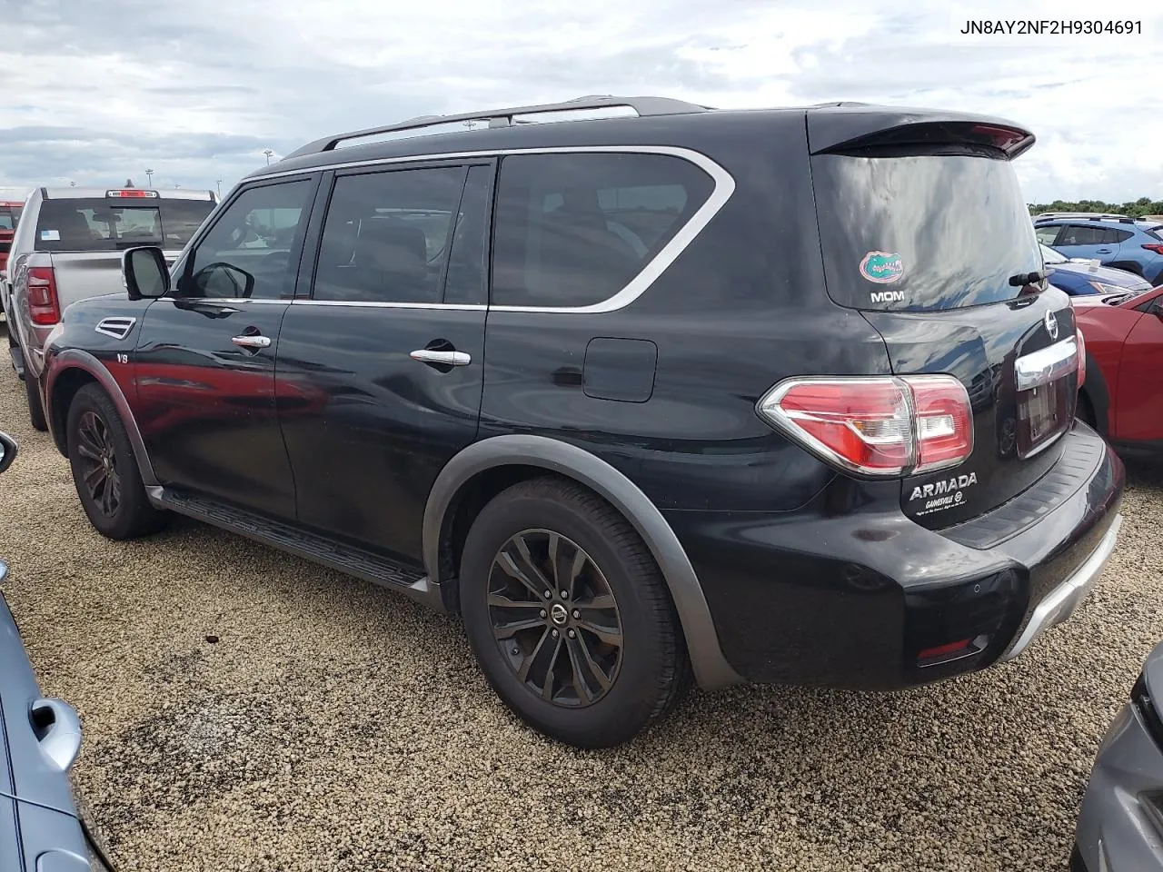 2017 Nissan Armada Platinum VIN: JN8AY2NF2H9304691 Lot: 80967984