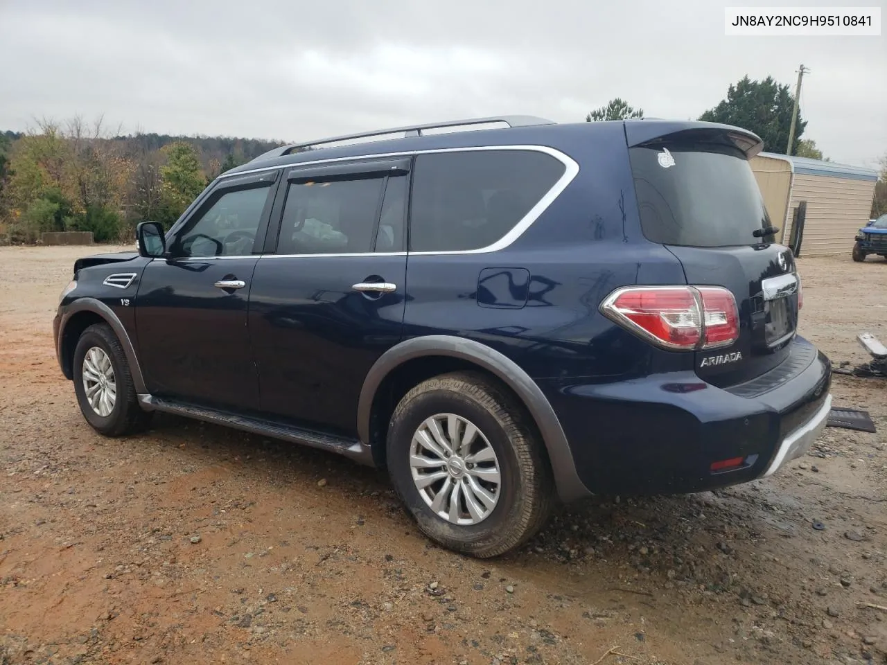 2017 Nissan Armada Sv VIN: JN8AY2NC9H9510841 Lot: 81480584