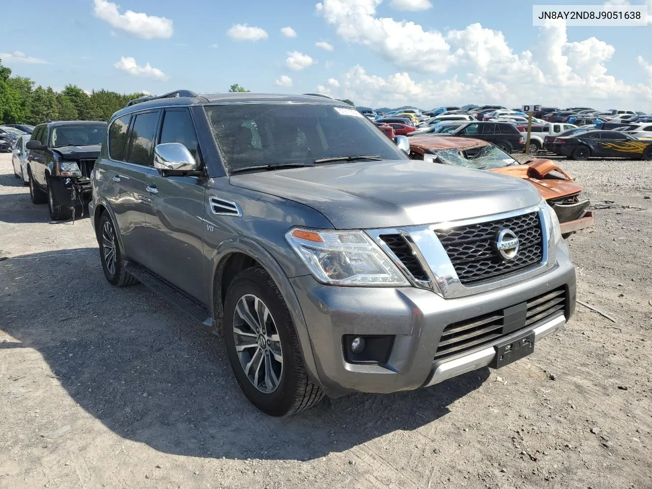 JN8AY2ND8J9051638 2018 Nissan Armada Sv