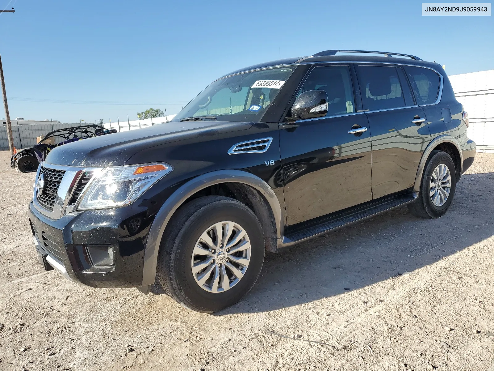 2018 Nissan Armada Sv VIN: JN8AY2ND9J9059943 Lot: 66386514