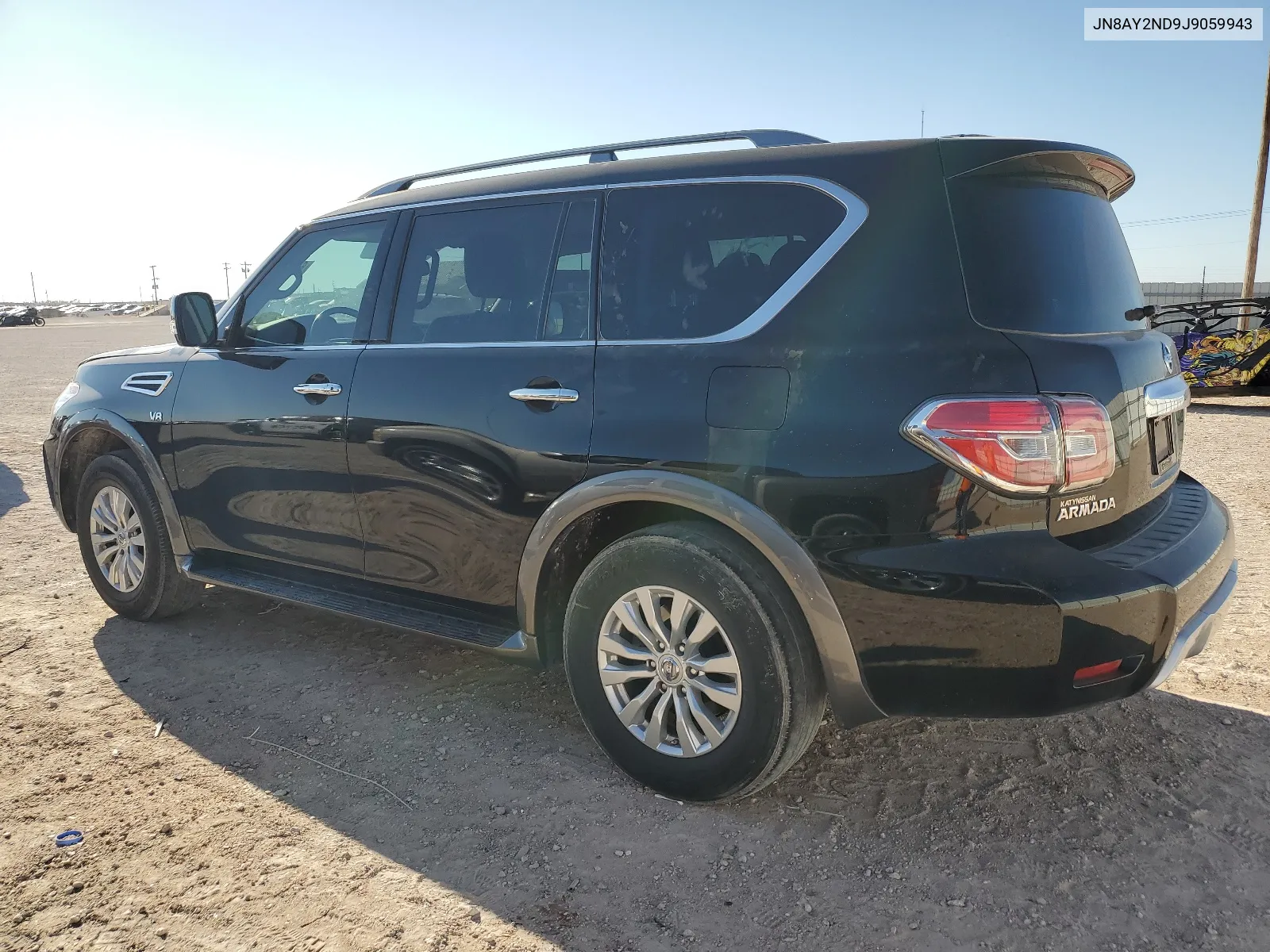 2018 Nissan Armada Sv VIN: JN8AY2ND9J9059943 Lot: 66386514