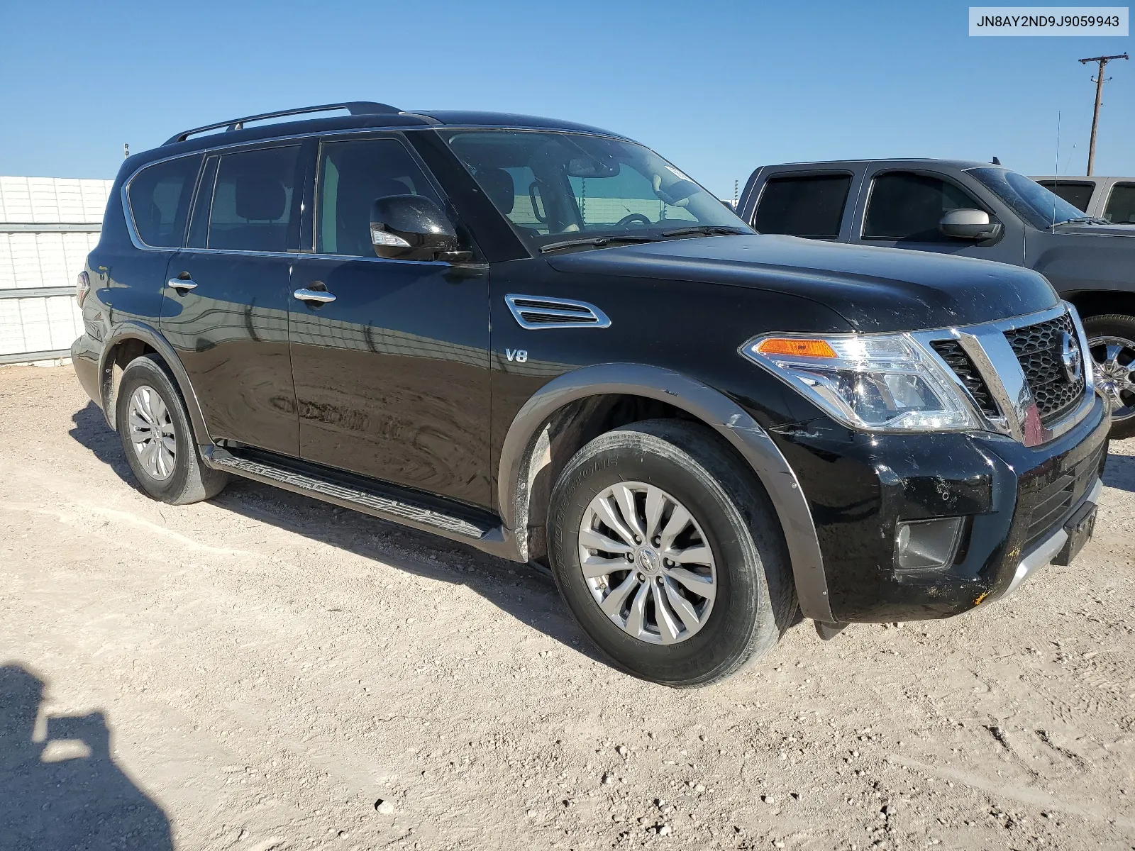 2018 Nissan Armada Sv VIN: JN8AY2ND9J9059943 Lot: 66386514