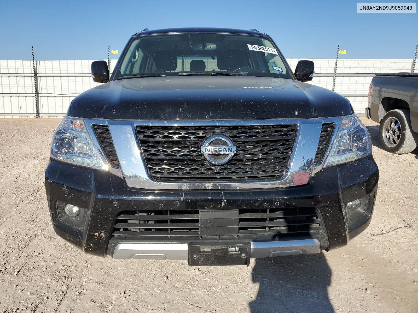 2018 Nissan Armada Sv VIN: JN8AY2ND9J9059943 Lot: 66386514