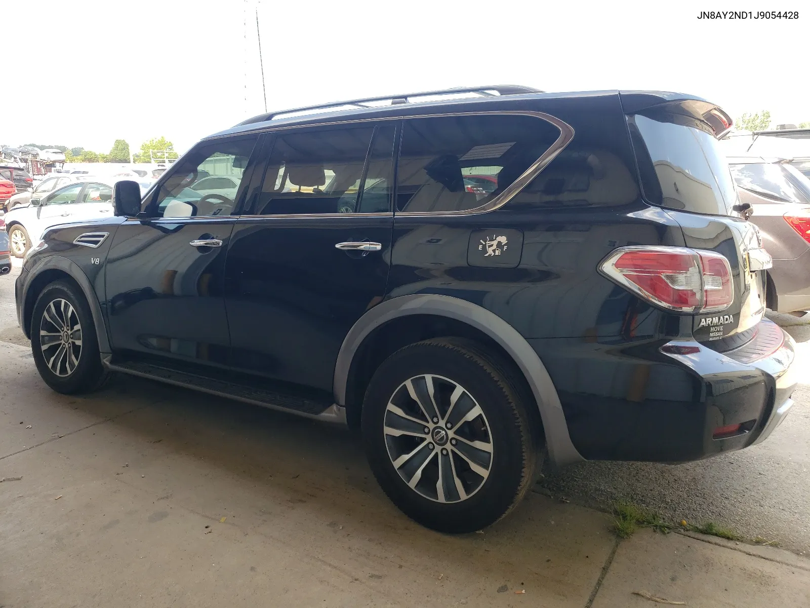 2018 Nissan Armada Sv VIN: JN8AY2ND1J9054428 Lot: 66554144