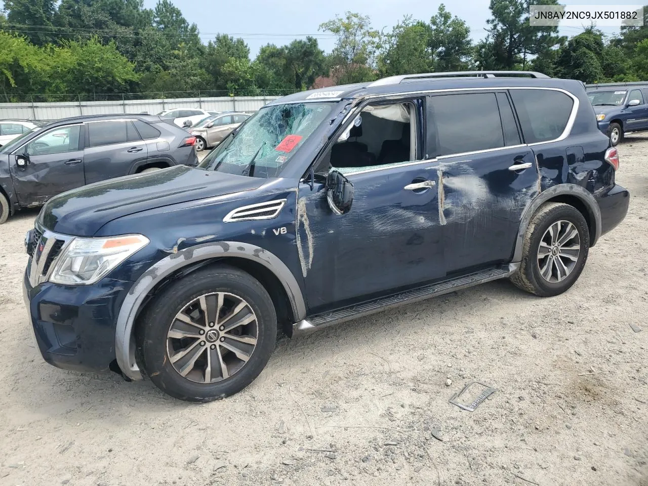 2018 Nissan Armada Sv VIN: JN8AY2NC9JX501882 Lot: 66954634