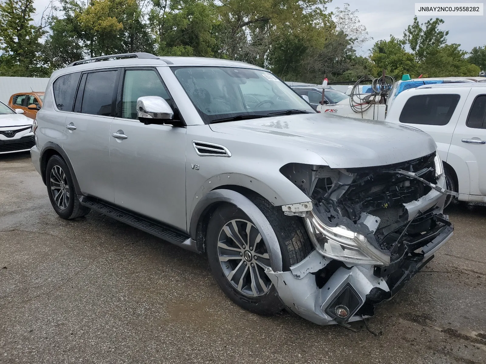 2018 Nissan Armada Sv VIN: JN8AY2NC0J9558282 Lot: 68261684